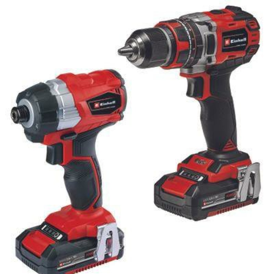 Clearance Einhell Tp-18V Twin Pack Bl