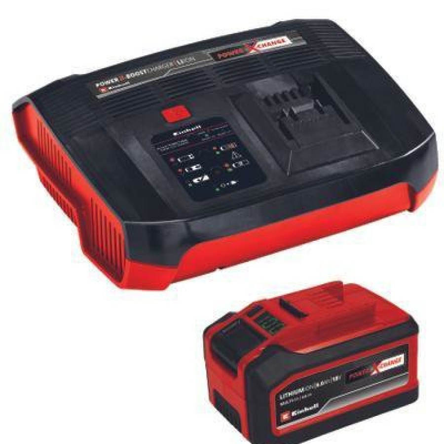 New Einhell 18V 4-6Ah & 6A Boostcharger