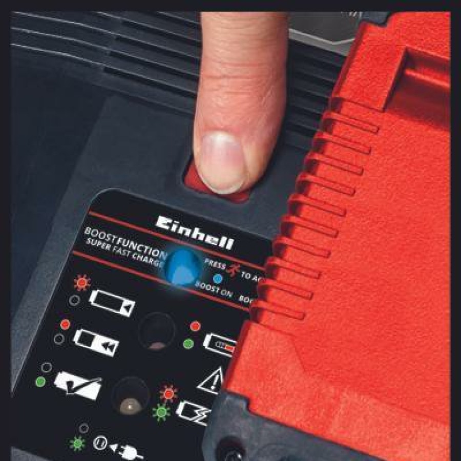 New Einhell 18V 4-6Ah & 6A Boostcharger